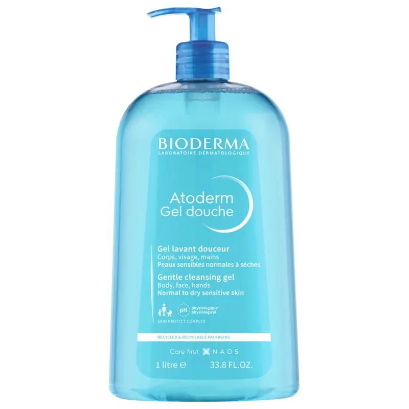 Bioderma Atoderm Gel Douche 1L 3 Bioderma Atoderm Gel Douche 1L