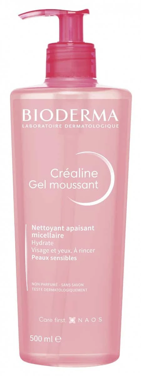 Bioderma CREALINE - Gel Moussant Nettoyant Et Apaisant Micellaire - Visage Et Yeux - Peaux Sensibles, 500ml 3 Bioderma CREALINE - Gel Moussant Nettoyant Et Apaisant Micellaire - Visage Et Yeux - Peaux Sensibles, 500ml