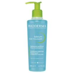Bioderma Sébium Gel Moussant Nettoyant Purifiant 200ml