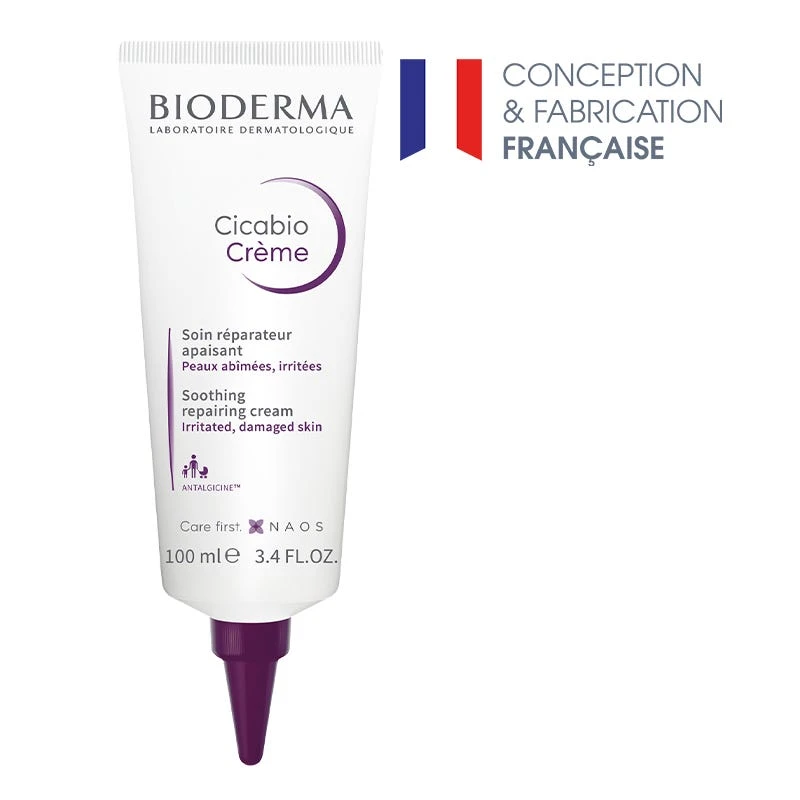 Bioderma CICABIO - Crème Réparatrice Apaisante - Peaux Abîmées Et Irritées, 100ml 5 Bioderma CICABIO - Crème Réparatrice Apaisante - Peaux Abîmées Et Irritées, 100ml – Image 3