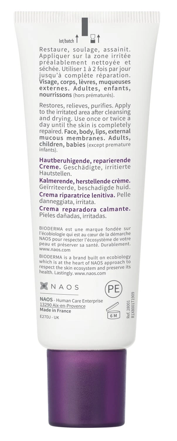 Bioderma CICABIO - Crème Réparatrice Hydratante - Peaux Abîmées Et Irritées, 40ml 4 Bioderma CICABIO - Crème Réparatrice Hydratante - Peaux Abîmées Et Irritées, 40ml – Image 2