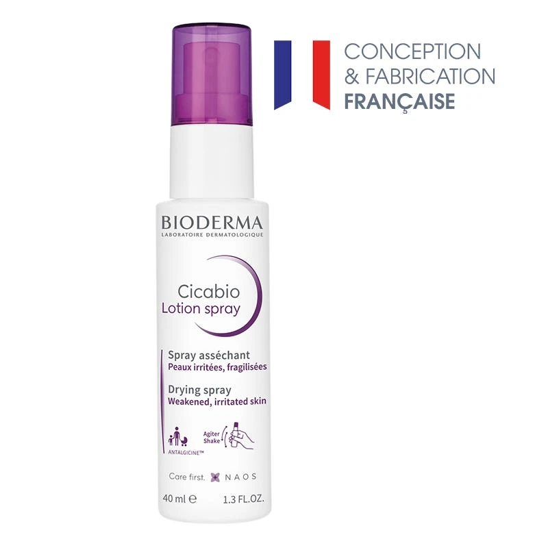 Bioderma CICABIO - Lotion Spray Asséchant - Peaux Irritées Et Fragilisées, 40ml 5 Bioderma CICABIO - Lotion Spray Asséchant - Peaux Irritées Et Fragilisées, 40ml – Image 3