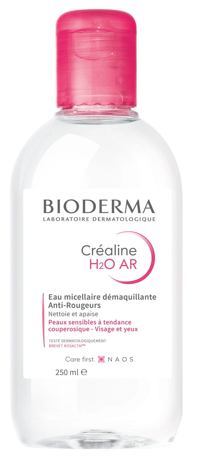Bioderma CREALINE H2O AR - Eau Micellaire Démaquillante Anti-Rougeurs - Visage Et Yeux - Peaux Sensibles à Tendance Couperosique, 250ml 3 Bioderma CREALINE H2O AR - Eau Micellaire Démaquillante Anti-Rougeurs - Visage Et Yeux - Peaux Sensibles à Tendance Couperosique, 250ml