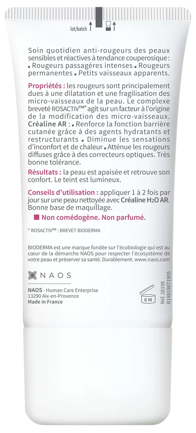 Bioderma CREALINE AR - Soin Anti-Rougeurs Hydratant Et Apaisant - Peaux Sensibles à Tendance Couperosique, 40ml 4 Bioderma CREALINE AR - Soin Anti-Rougeurs Hydratant Et Apaisant - Peaux Sensibles à Tendance Couperosique, 40ml – Image 2