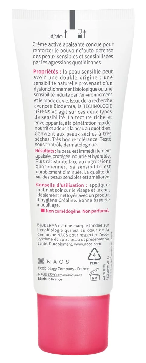 Bioderma CREALINE - Défensive Riche Crème Active Apaisante - Peaux Sensibles, 40ml 5 Bioderma CREALINE - Défensive Riche Crème Active Apaisante - Peaux Sensibles, 40ml – Image 3