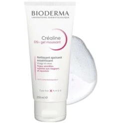 Bioderma CREALINE DS+ - Gel Moussant Nettoyant Apaisant Et Assainissant - Peaux Sensibles, 200ml -Bioderma crealine dsplus gel moussant t200ml cr aline ds moussant 200ml 3401397240302 texture