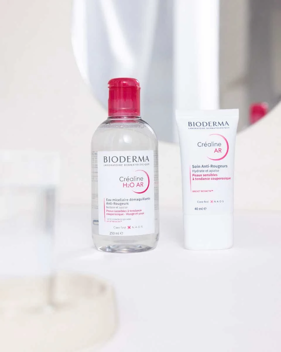 Bioderma CREALINE H2O AR - Eau Micellaire Démaquillante Anti-Rougeurs - Visage Et Yeux - Peaux Sensibles à Tendance Couperosique, 250ml 7 Bioderma CREALINE H2O AR - Eau Micellaire Démaquillante Anti-Rougeurs - Visage Et Yeux - Peaux Sensibles à Tendance Couperosique, 250ml – Image 5