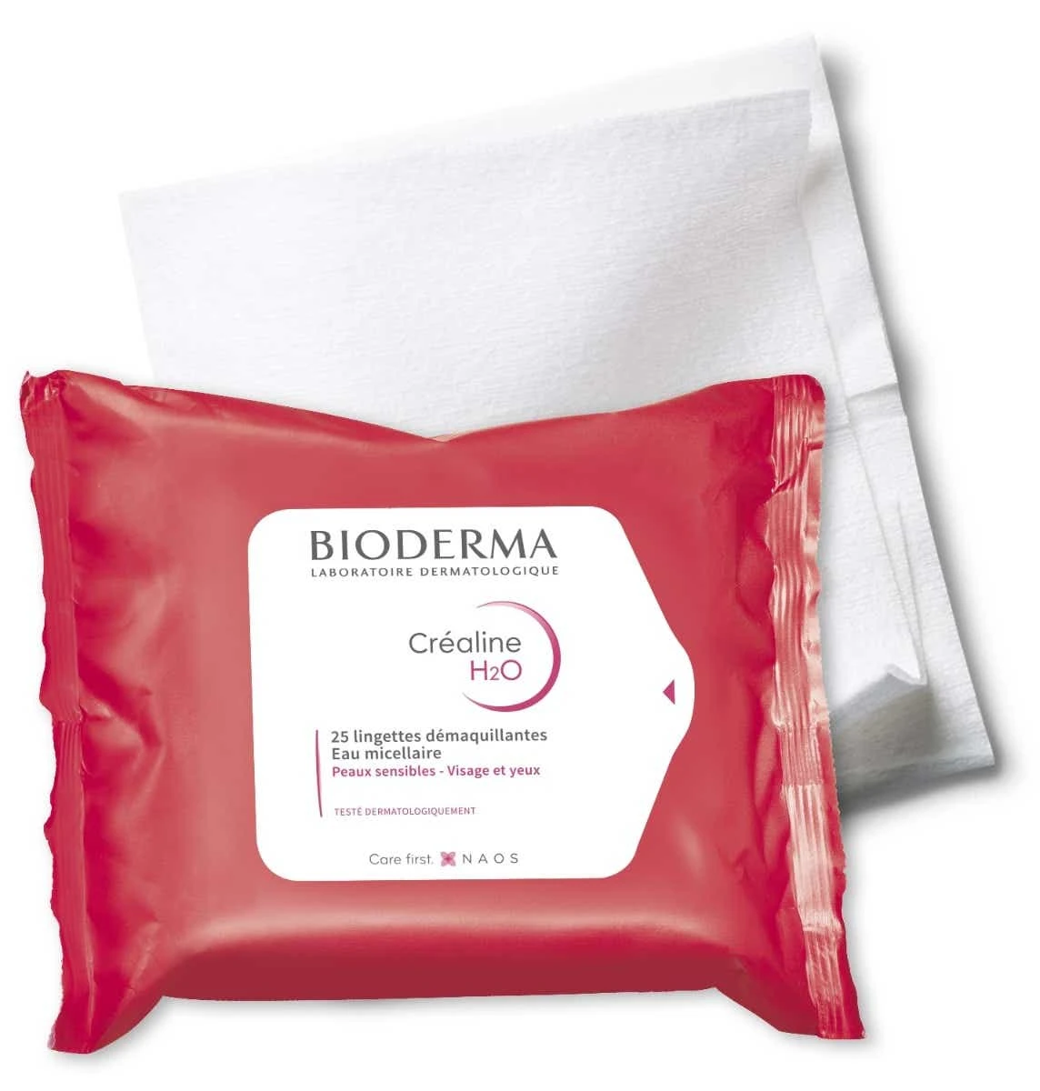 Bioderma CREALINE H2O - Lingettes Démaquillantes - Visage Et Yeux - Peaux Sensibles, 25 Unités 3 Bioderma CREALINE H2O - Lingettes Démaquillantes - Visage Et Yeux - Peaux Sensibles, 25 Unités