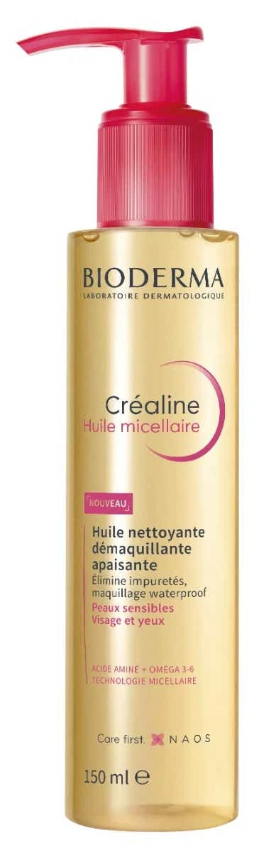 Bioderma CREALINE - Huile Micellaire Nettoyante Démaquillante Apaisante - Visage Et Yeux - Peaux Sensibles, 150ml 3 Bioderma CREALINE - Huile Micellaire Nettoyante Démaquillante Apaisante - Visage Et Yeux - Peaux Sensibles, 150ml