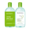 Bioderma Sébium H2O Eau Micellaire Nettoyante Purifiante 2X500ml -Bioderma sebium h20 solution micellaire peau moyennegrasse 500ml x2