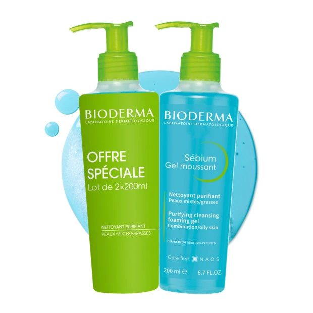 Bioderma Sébium Moussant, 2X200ml 7 Bioderma Sébium Moussant, 2X200ml – Image 5