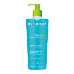 Bioderma SEBIUM - Gel Moussant Nettoyant Et Purifiant - Peaux Mixtes à Grasses, 500ml